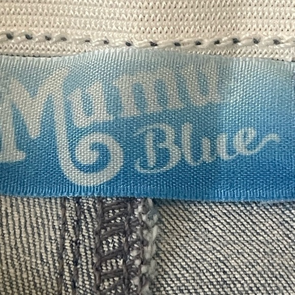 Show me your Mumu Blue jeans wide leg bell bottom Berkeley Bells small f… - Picture 9 of 11